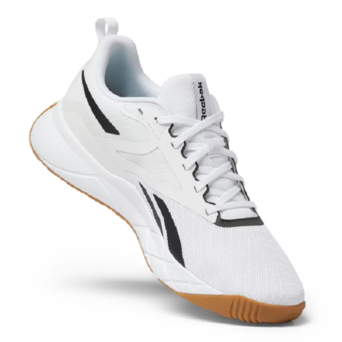 Reebok 男運動慢跑鞋 白 US 8.5