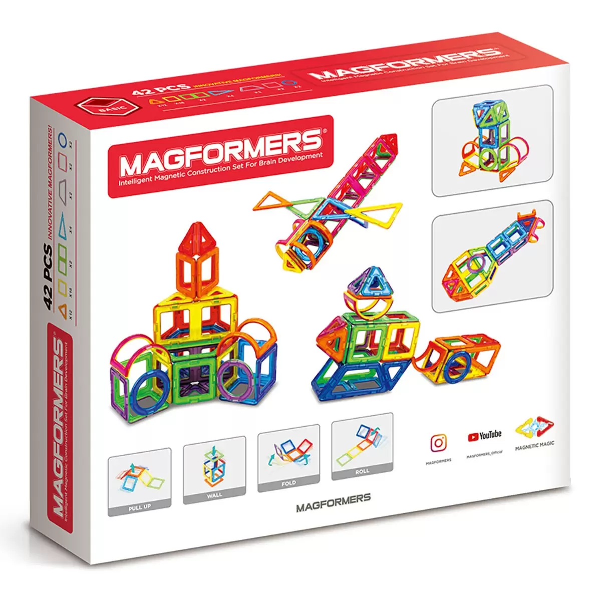 Magformers 磁性建構片 基礎款