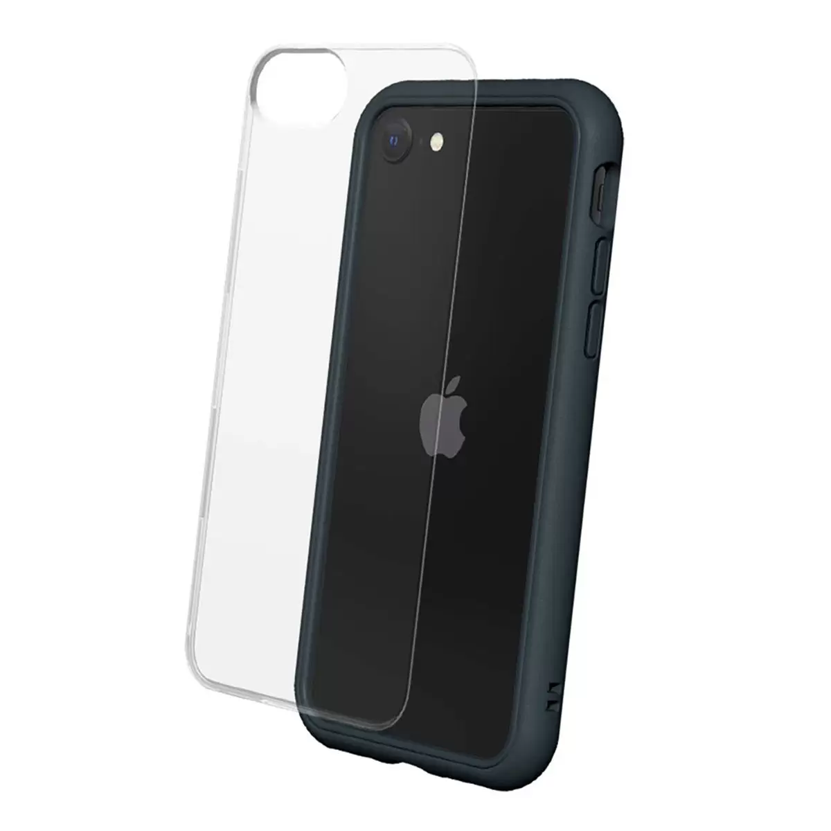 犀牛盾 iPhone SE MOD NX 防摔手機殼 + 9H 3D 滿版螢幕玻璃保護貼 暗夜綠