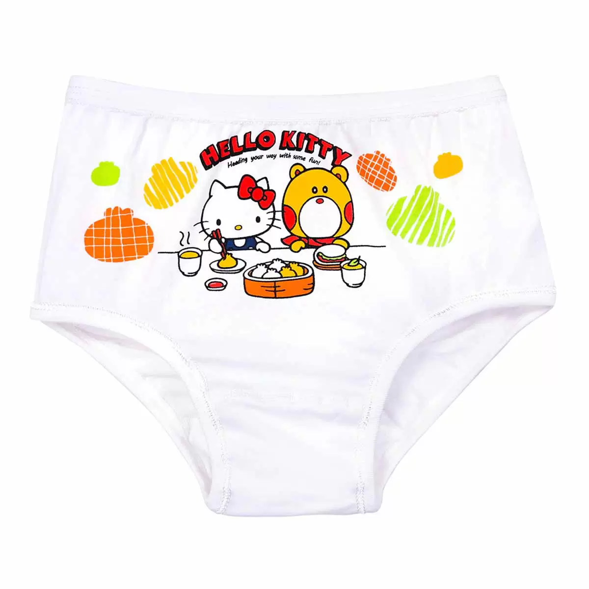 女童卡通圖案純棉內褲 6件入 M