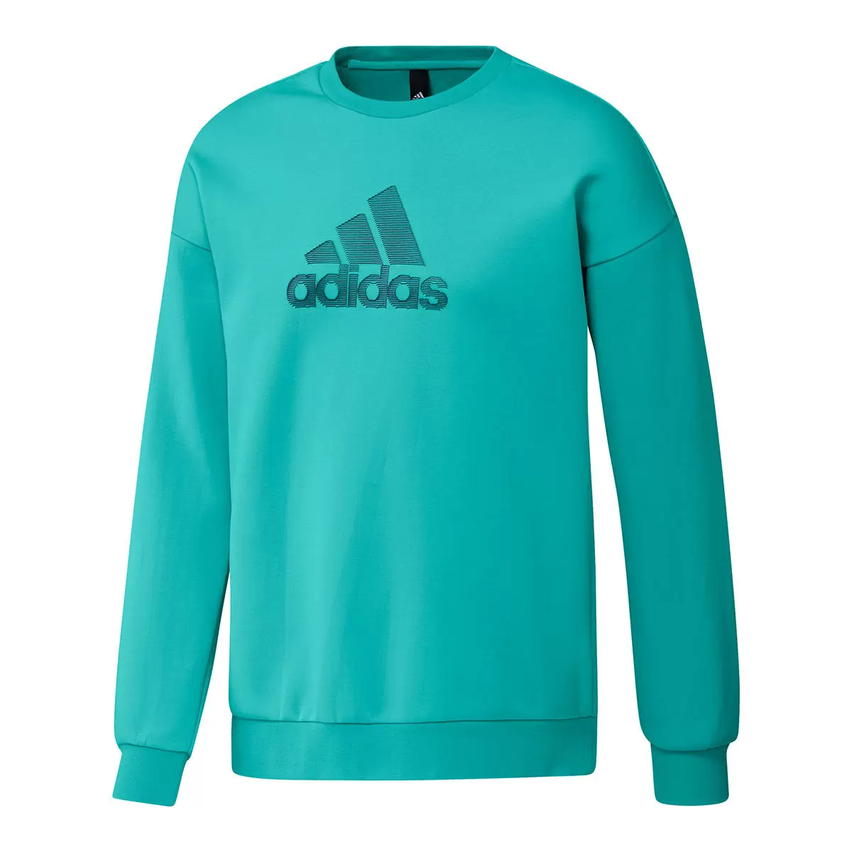 Adidas 男長袖上衣 綠 XL