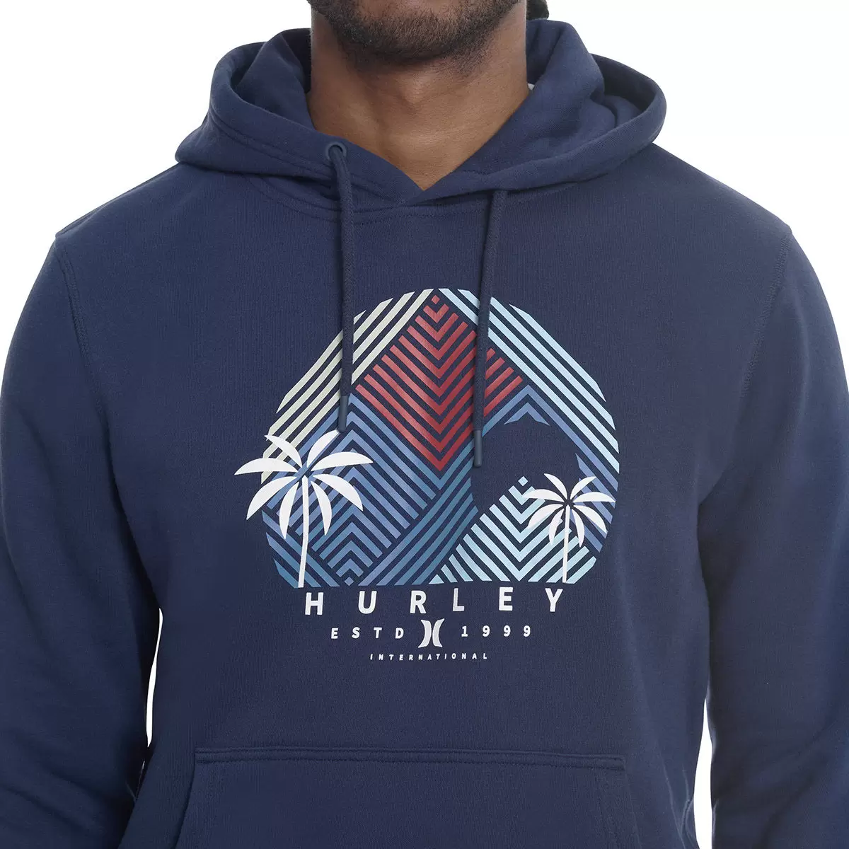 Hurley 男連帽上衣 深藍