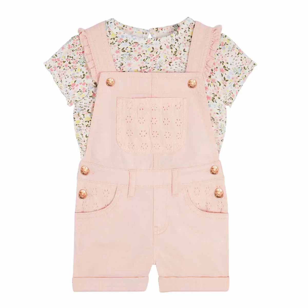 BCBG 女童吊帶短褲組
