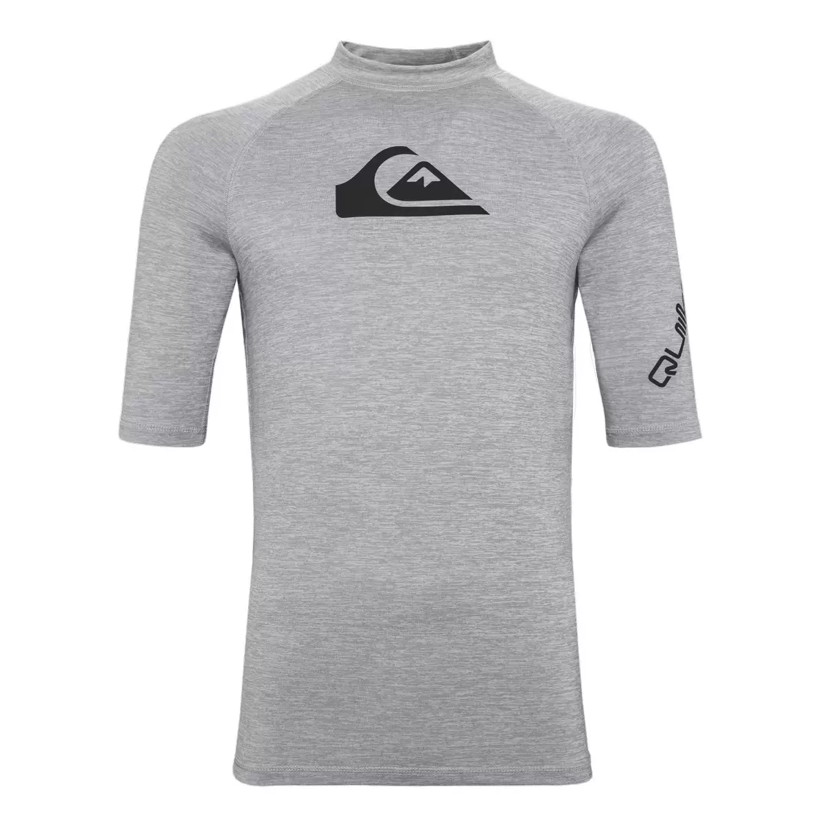 Quiksilver 男All Time衝浪防磨短袖上衣 灰 XL