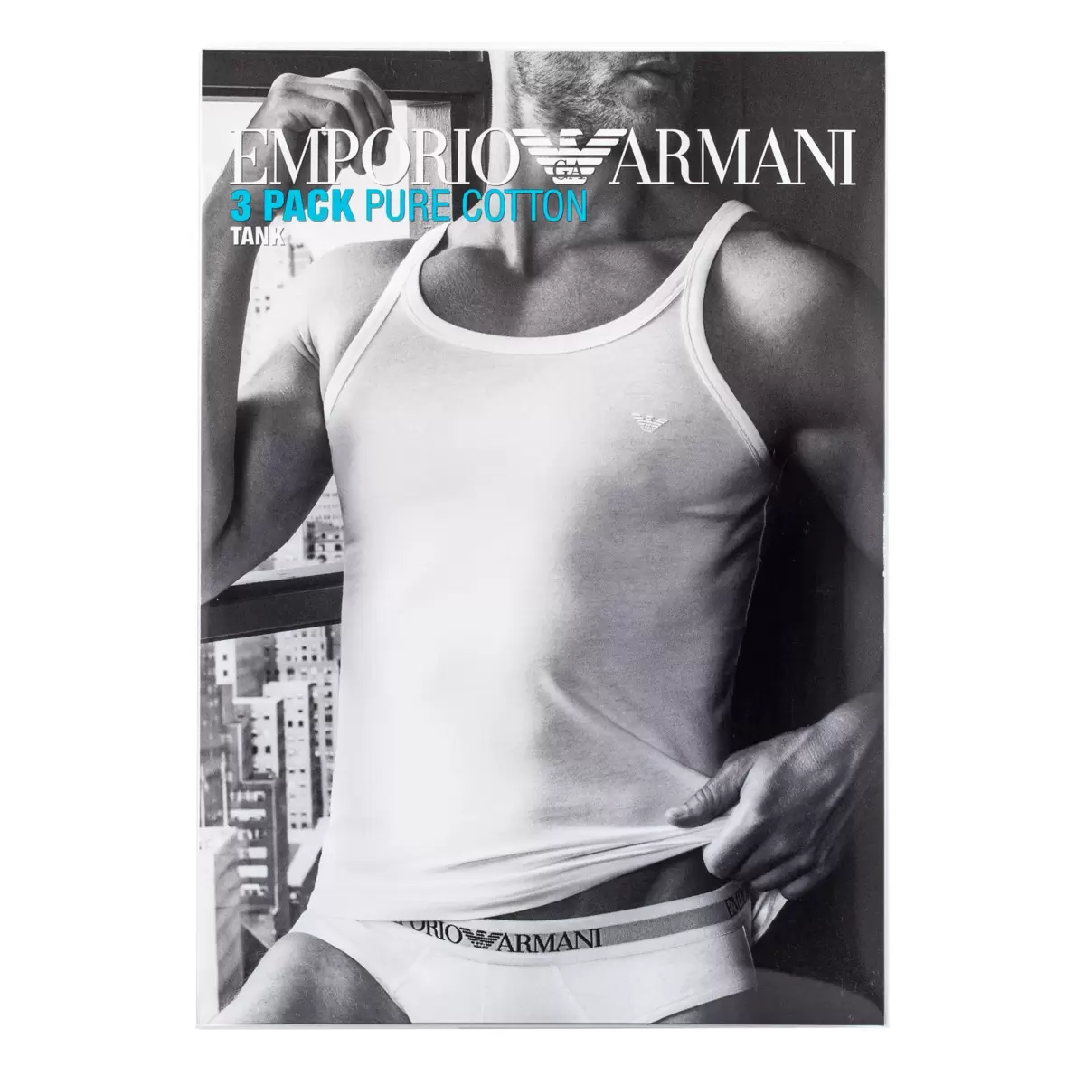 Emporio Armani 男背心三入組 白