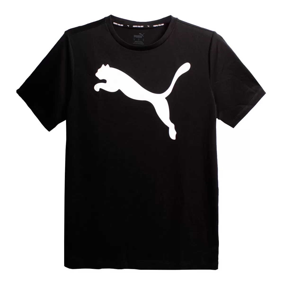 Puma 男短袖LOGO上衣 黑 S
