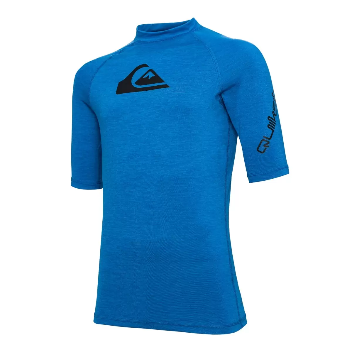 Quiksilver 男All Time衝浪防磨短袖上衣 藍 M