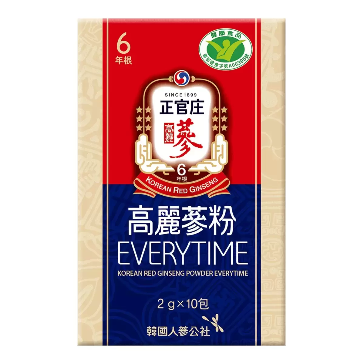 正官庄 高麗蔘粉 EVERYTIME 2公克 X 30包