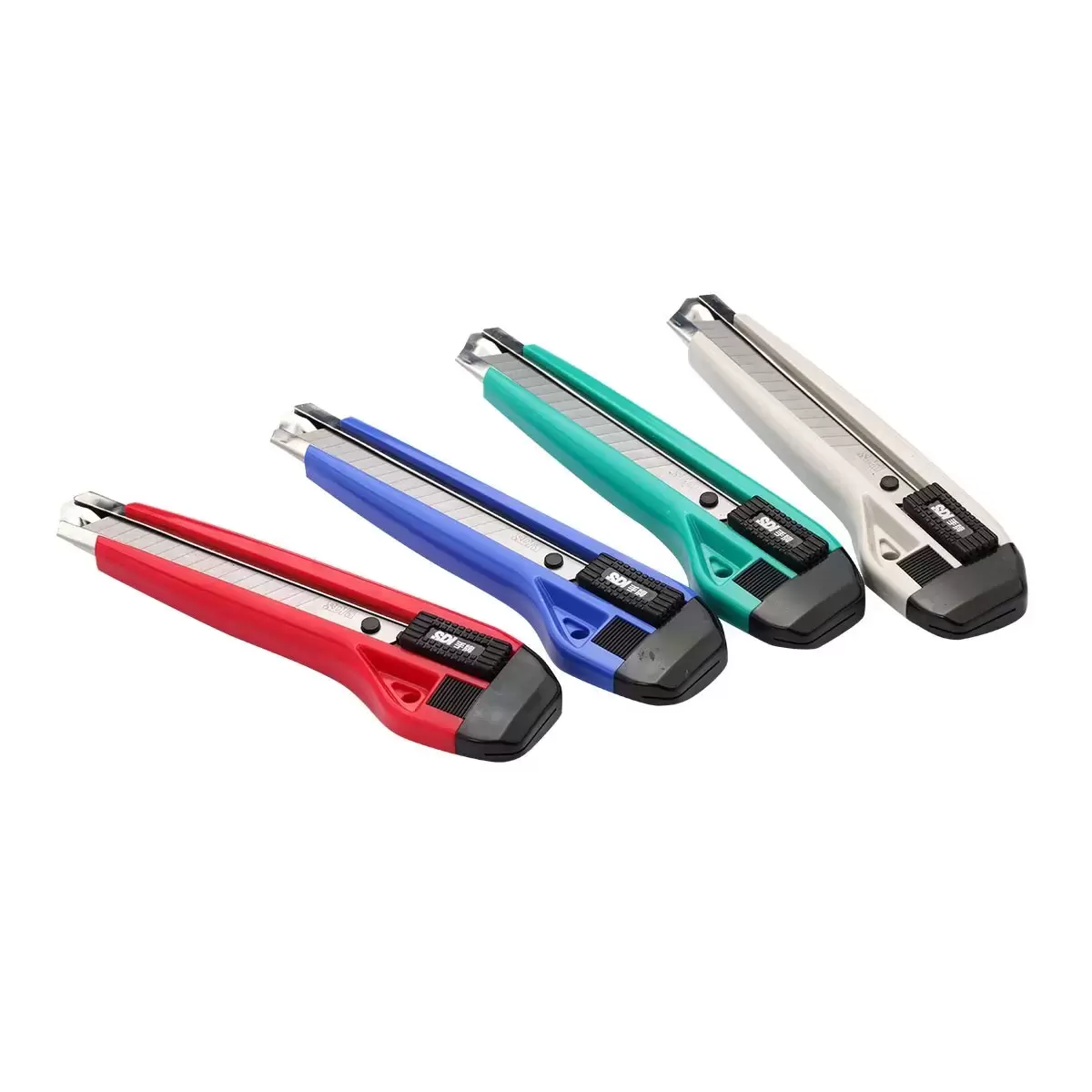 手牌自動鎖定大美工刀 大 18公厘 X 4入+ 刀片 8入