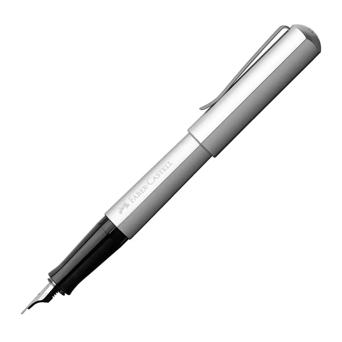 Faber-Castell HEXO鋼筆 銀 F尖