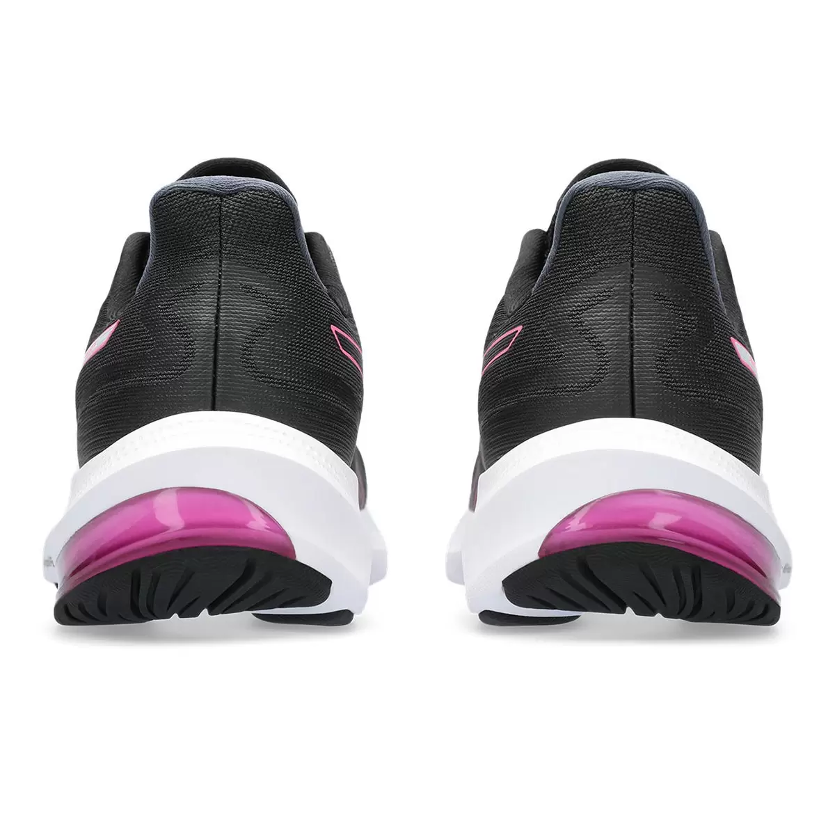 Asics 女慢跑鞋 黑粉 26公分