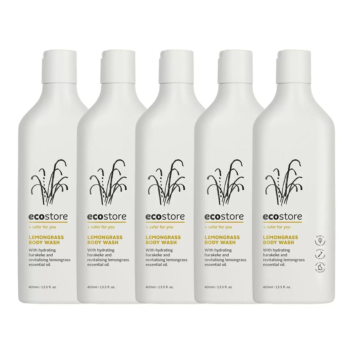 ecostore 純淨沐浴露 檸檬草 400毫升 X 5入