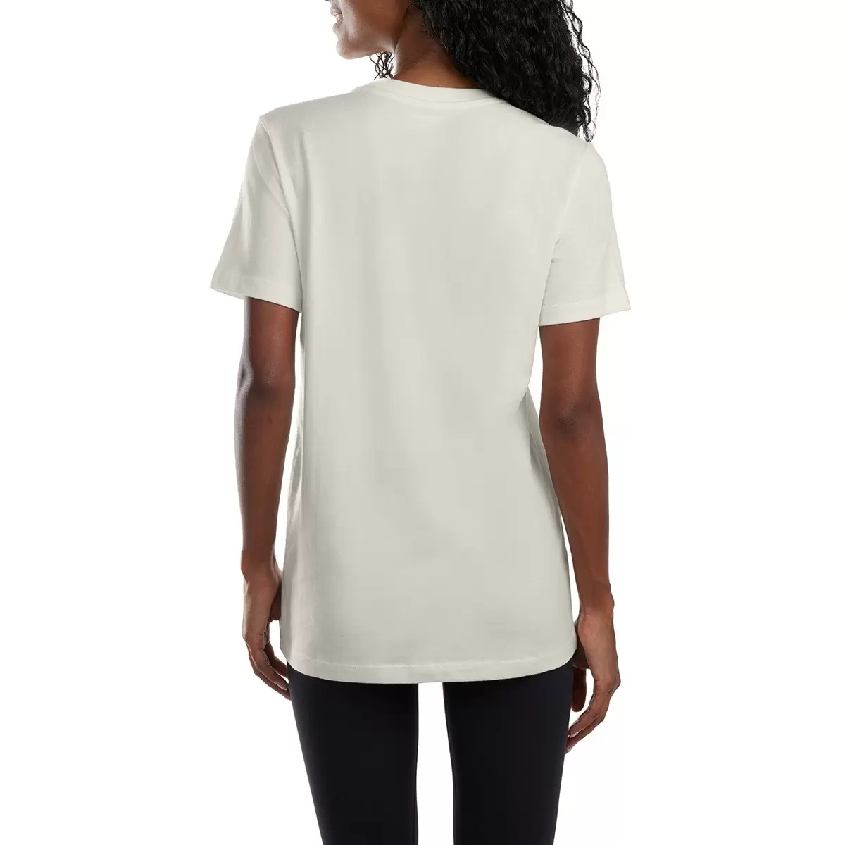 Champion 女短袖上衣 米白 XL