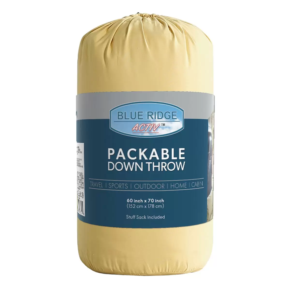 Blue ridge activ sales packable down throw