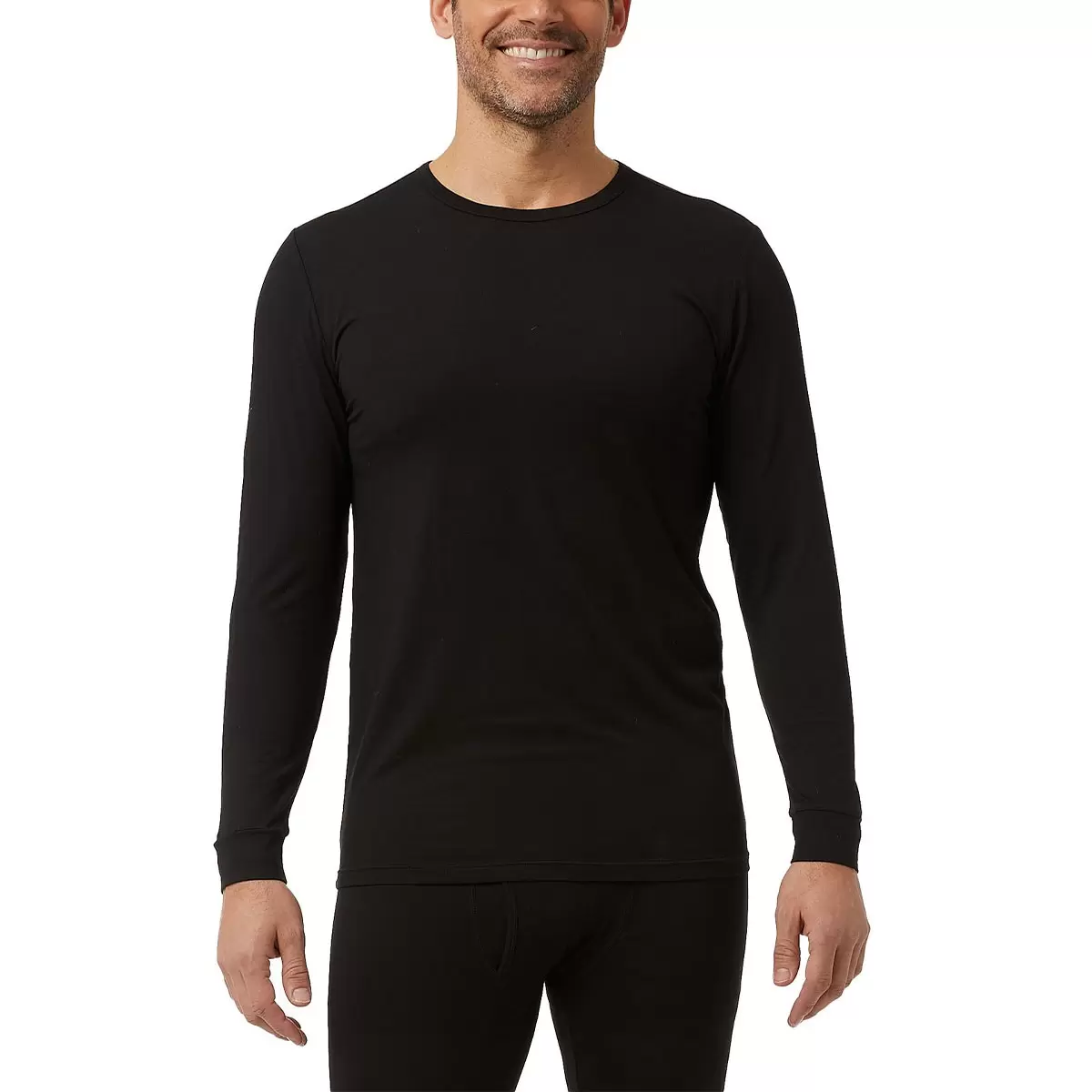 32 Degrees 男保暖衣兩件組 黑 XL