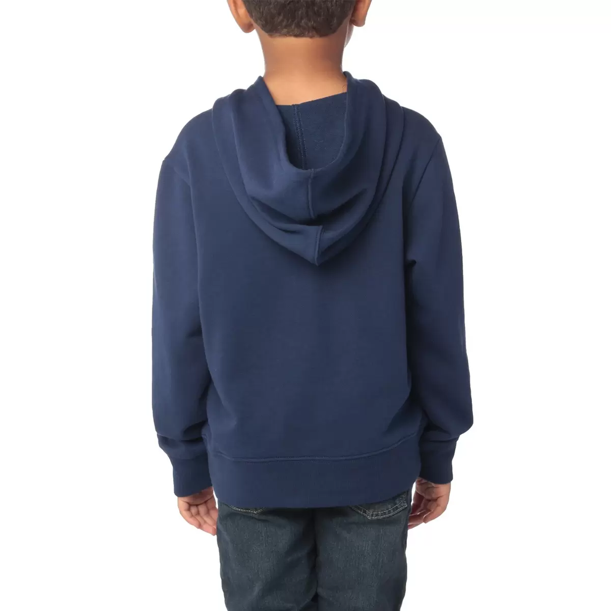 Champion 男童連帽上衣 深藍 L