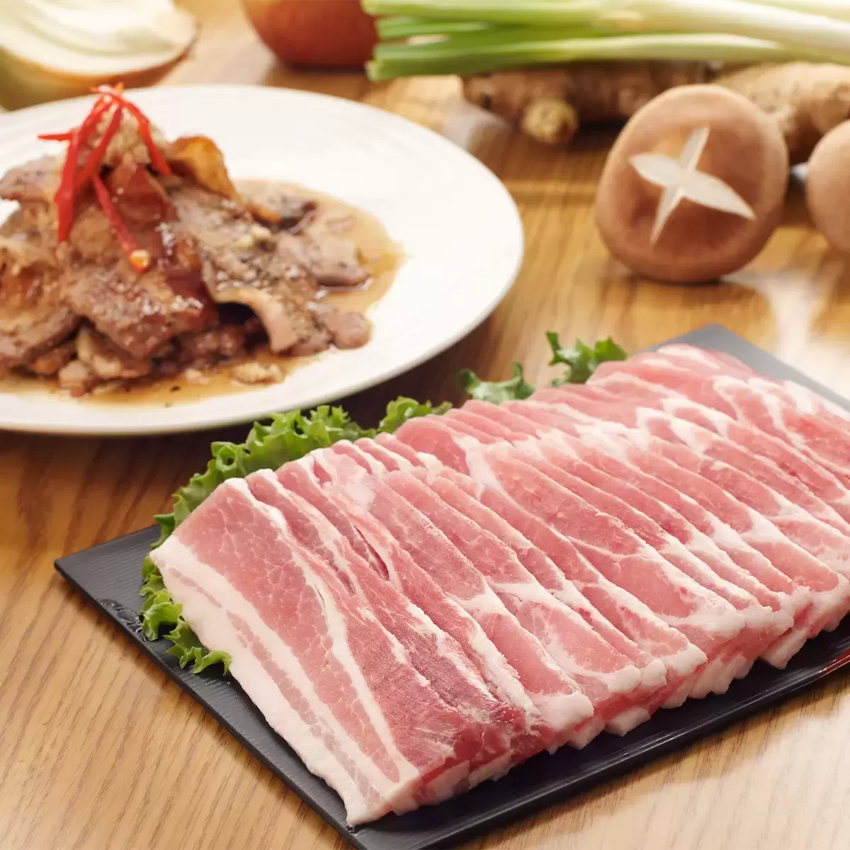 台灣冷凍豬五花燒烤片