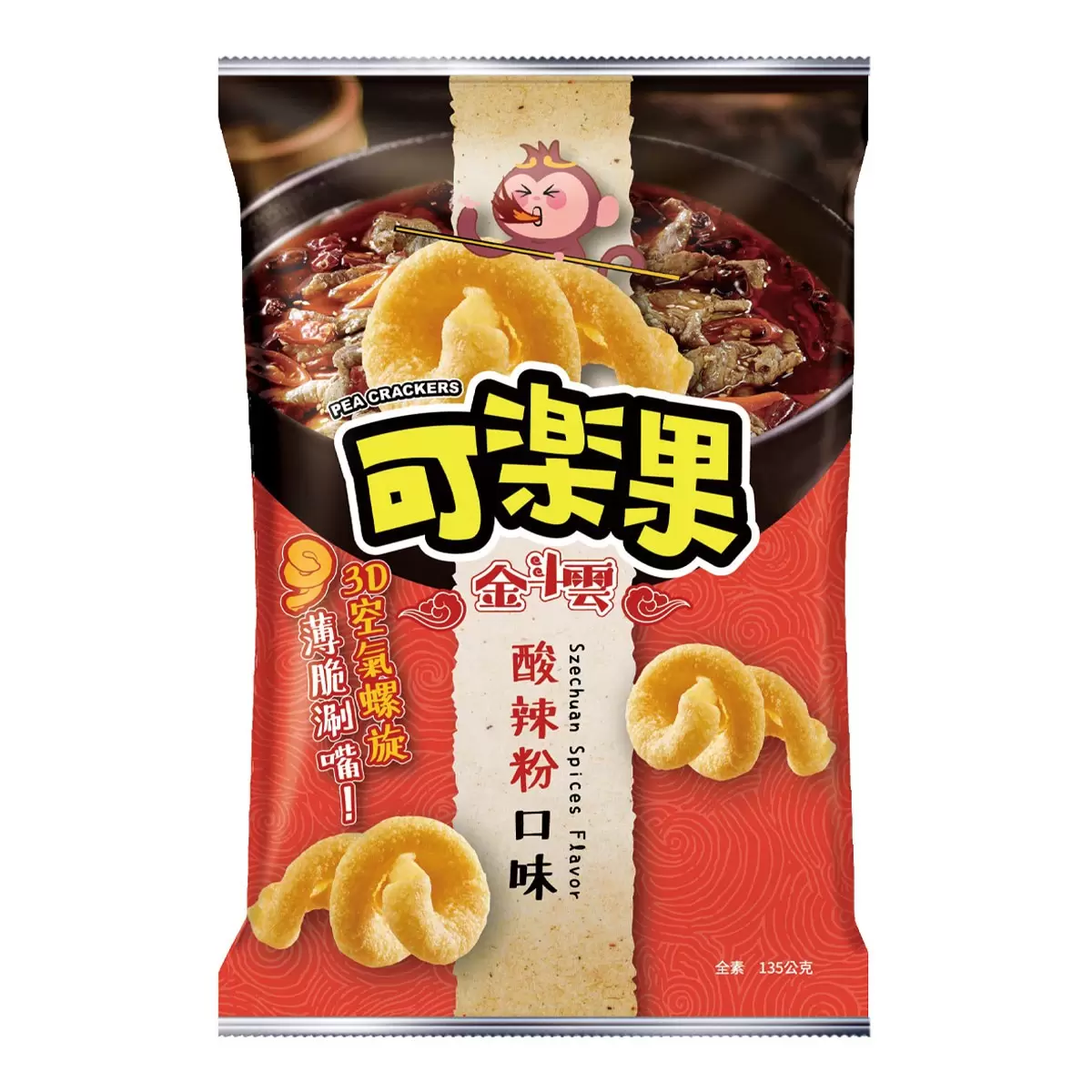 可樂果 金斗雲綜合口味 135公克 X 8包