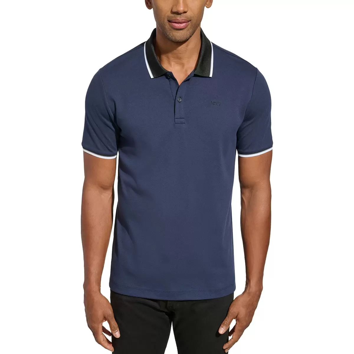 DKNY 男短袖Polo衫