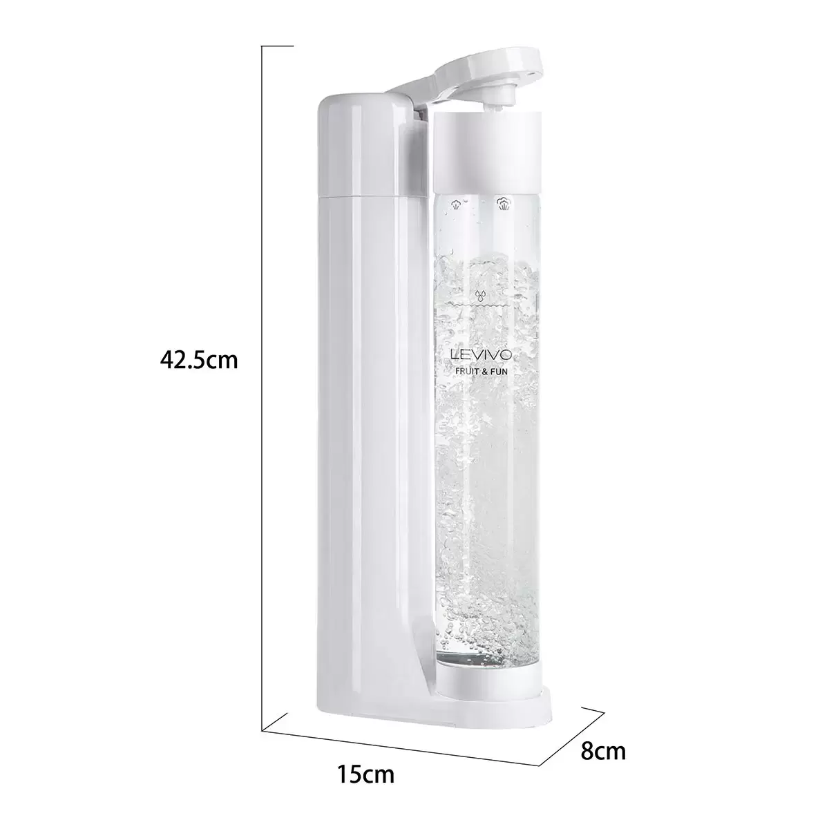 Levivo 氣泡水機組 含氣瓶 X 2入+水瓶 X 1入
