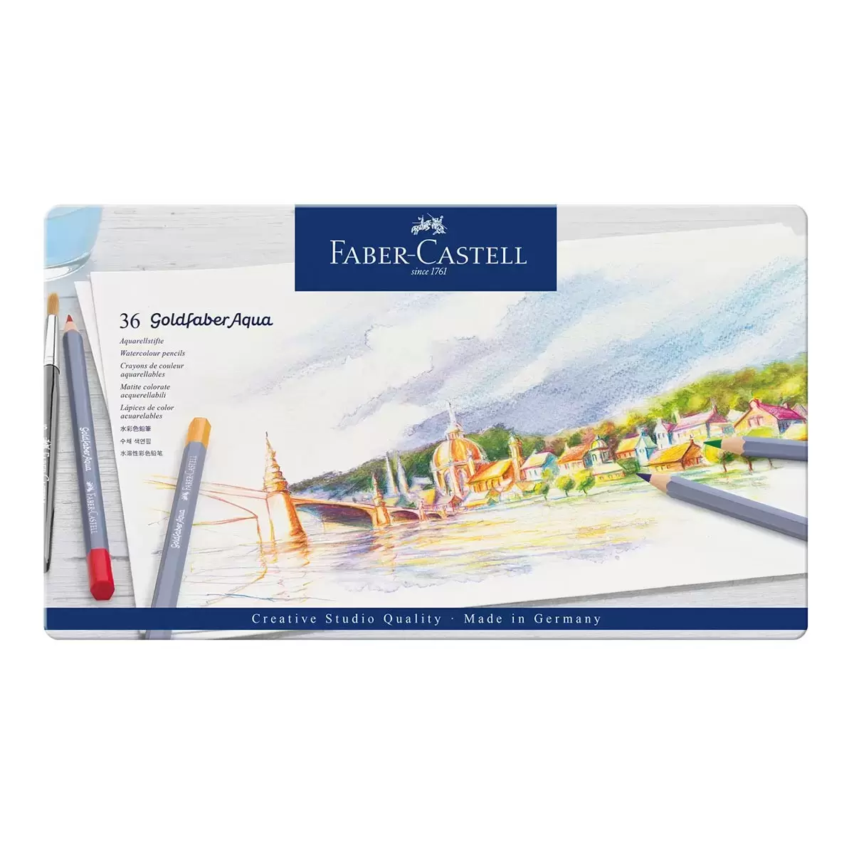 Faber-Castell 輝柏 Goldfaber 水性色鉛筆 36色