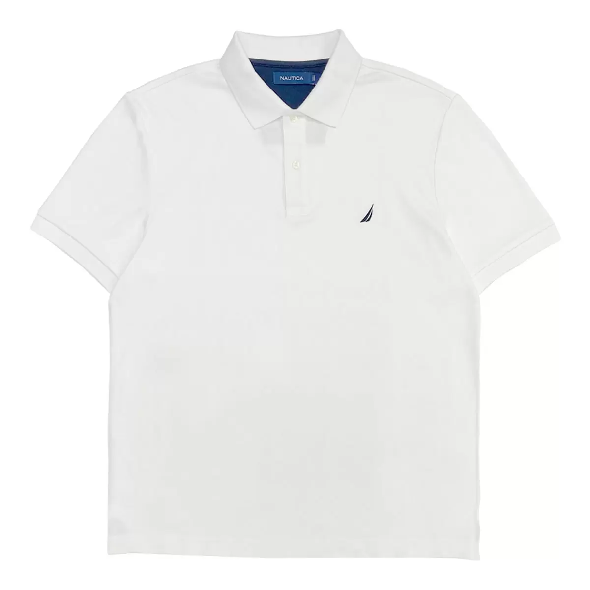 Nautica 男短袖Polo上衣 白 XL
