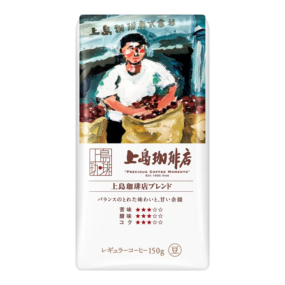 上島珈琲店 咖啡豆禮盒 140公克 X 3入