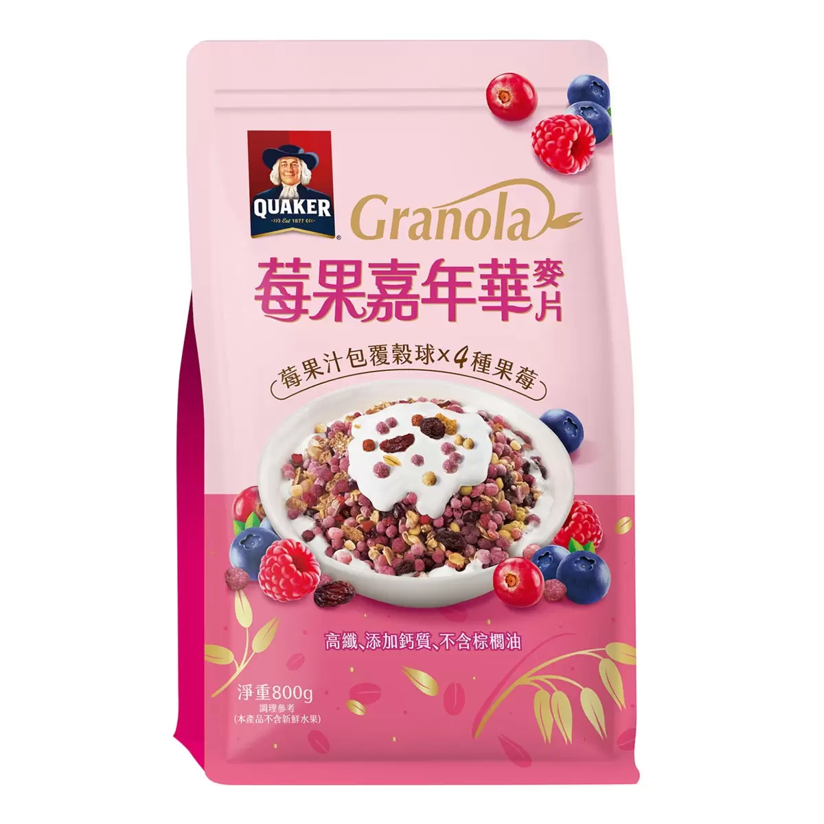 桂格 莓果嘉年華麥片 800公克