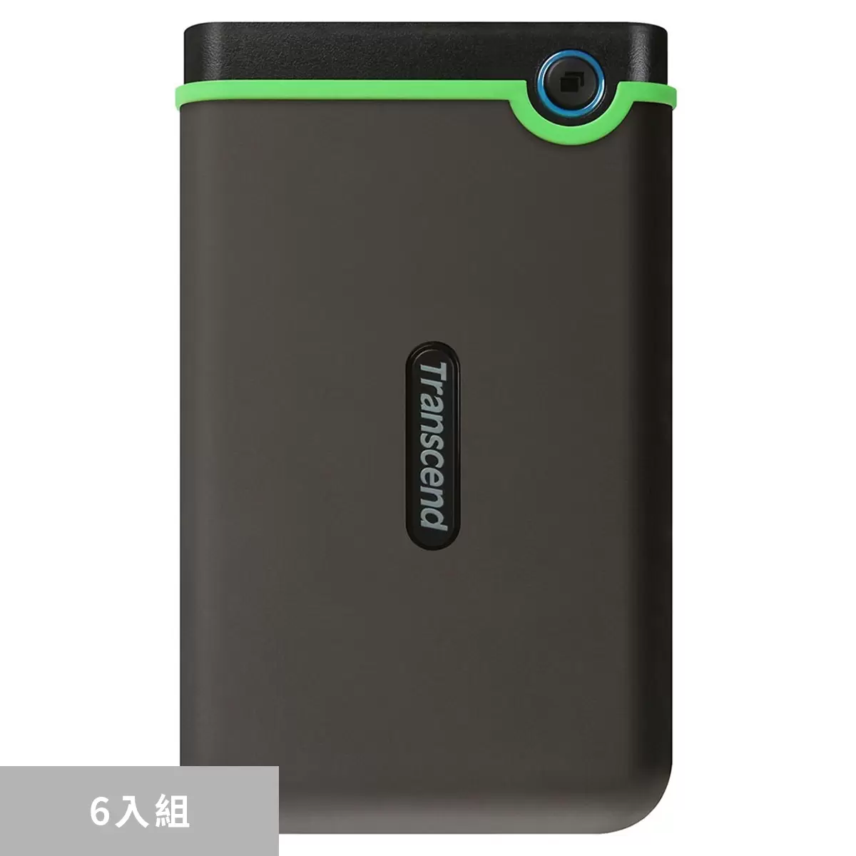 Transcend 2.5吋 Type C 2TB 防震行動硬碟 TS2TSJ25M3C 6入組