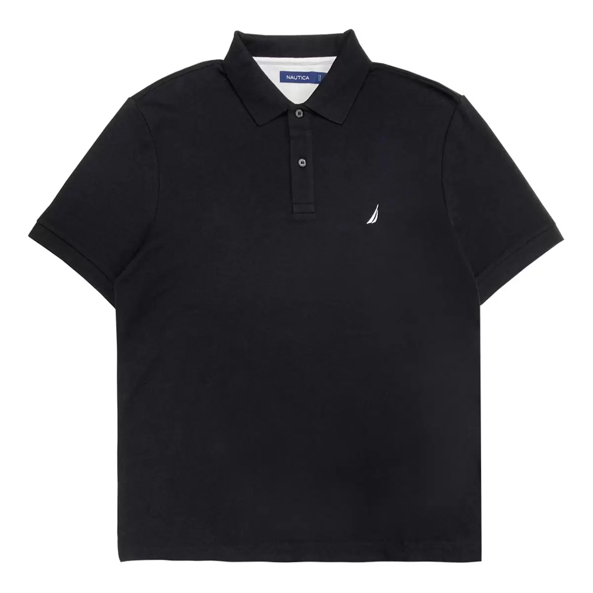 Nautica 男短袖Polo上衣 黑 XL
