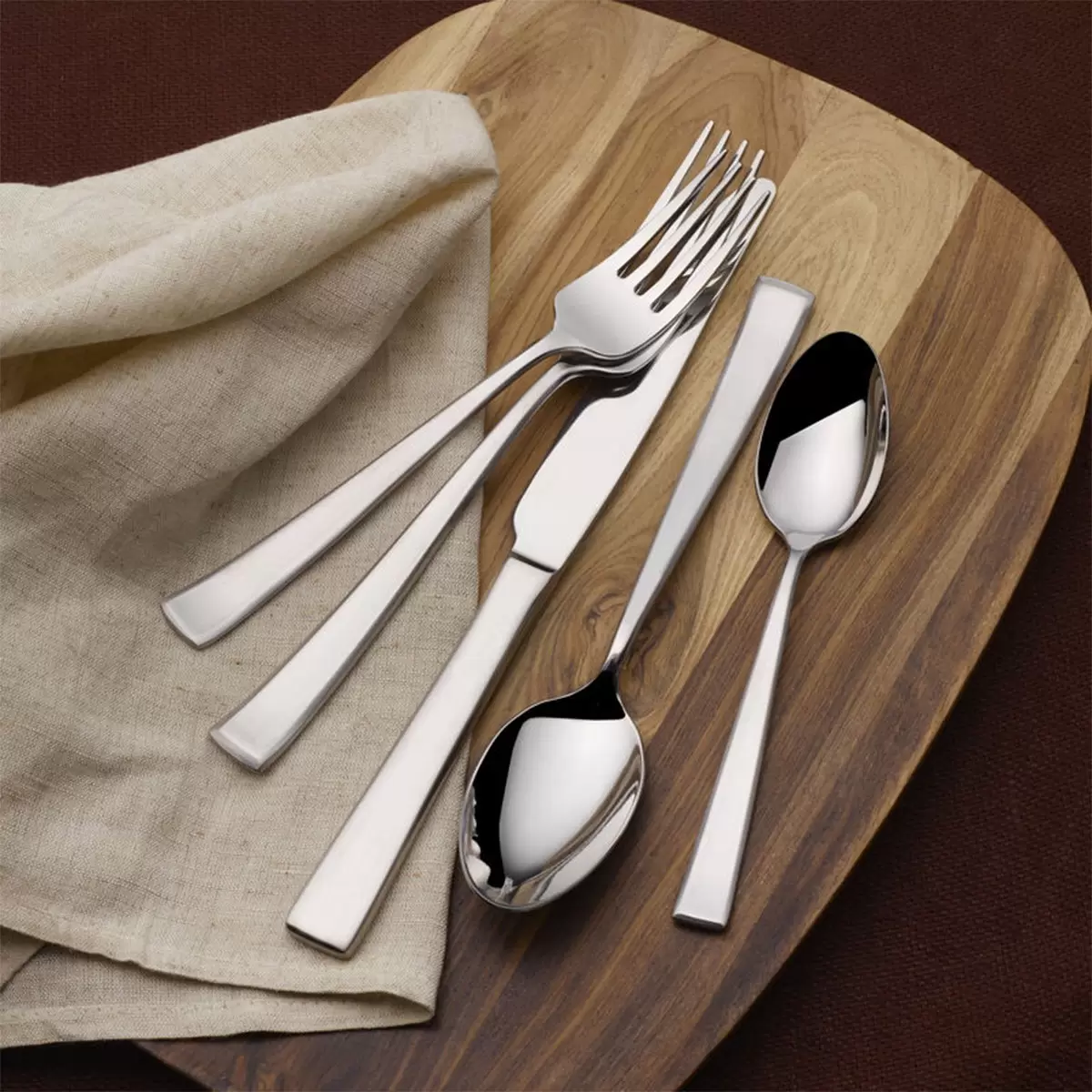 Mikasa 不鏽鋼餐具20件組 霧面