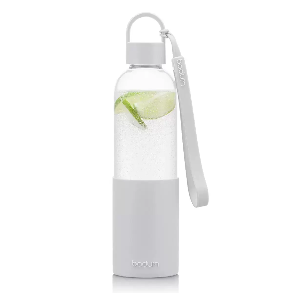 Bodum 玻璃隨身水瓶 500毫升 X 2件組 灰+粉色