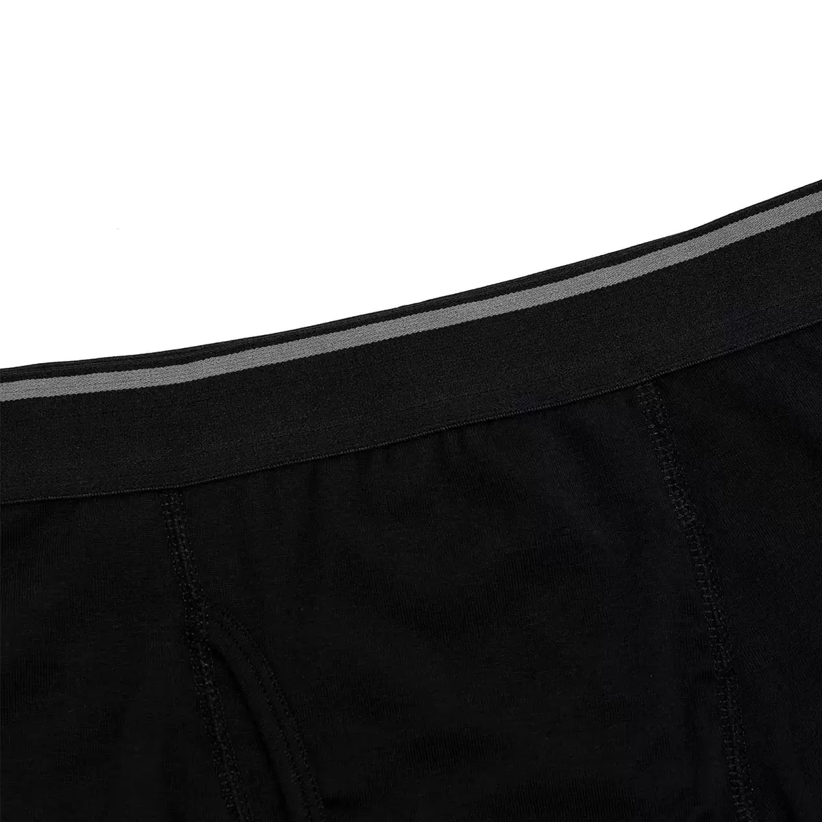 Kirkland Signature 科克蘭 男彈性平口褲4入 黑 XL