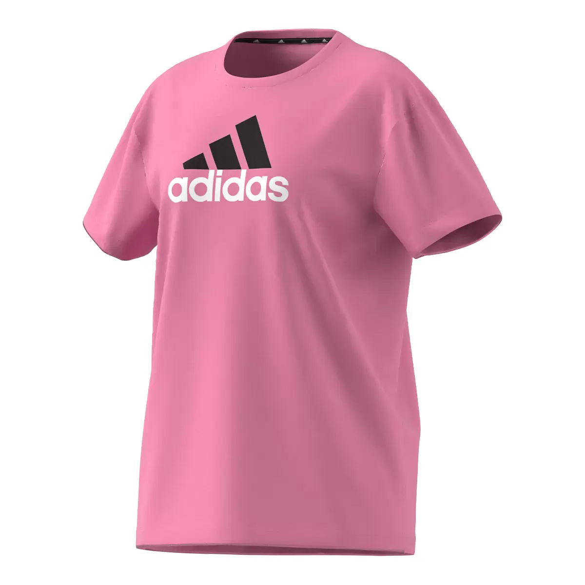 Adidas 女圓領短袖上衣 粉紅 XS