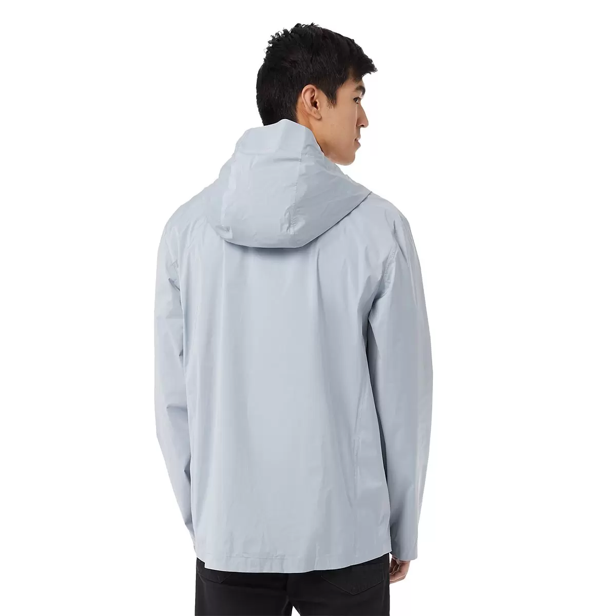 32 Degrees 男防曬防雨連帽外套 灰藍 S