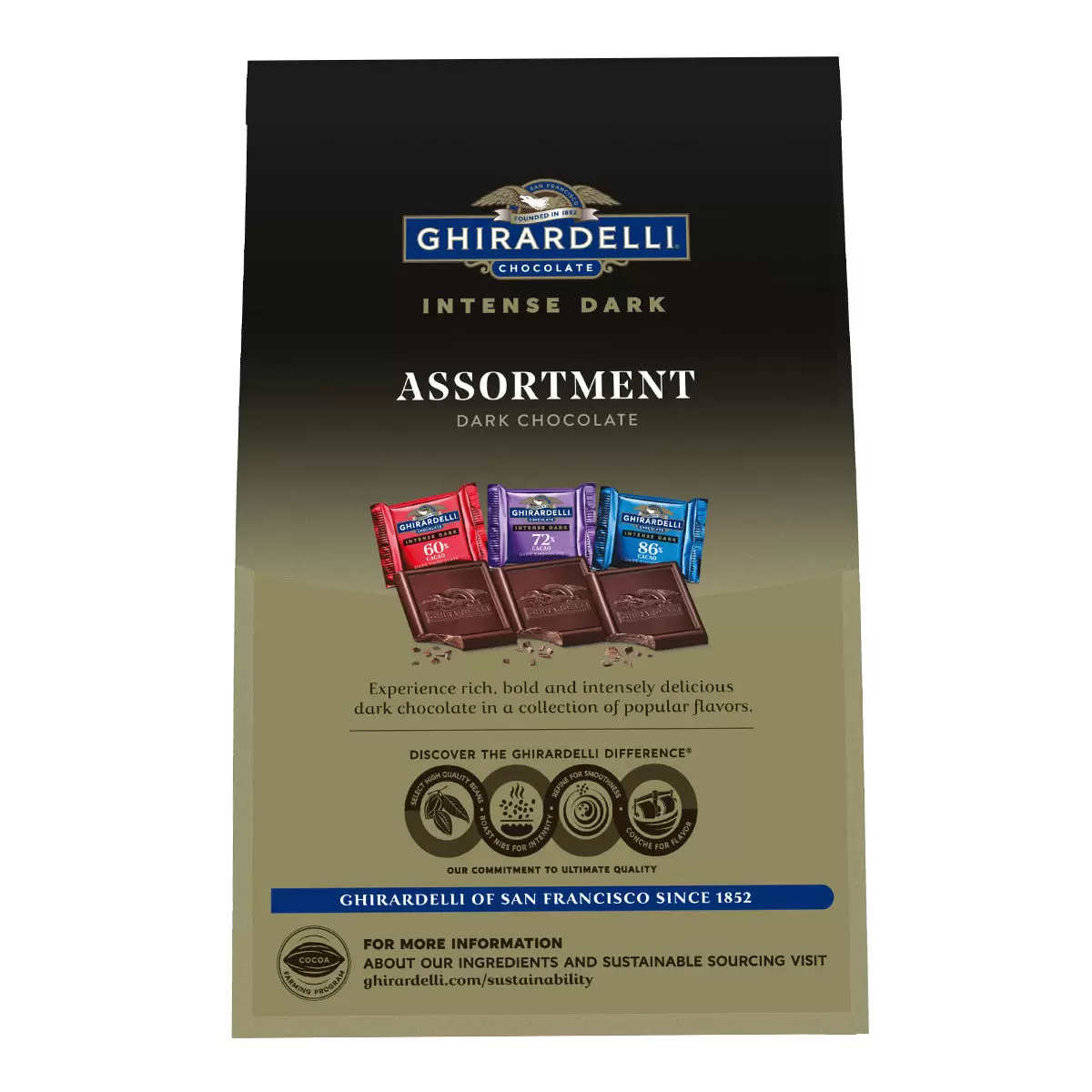 Ghirardelli 黑巧克力綜合包 543.1公克
