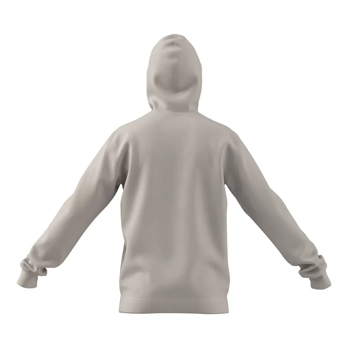 Adidas 男Essentials刷毛連帽上衣 白 S