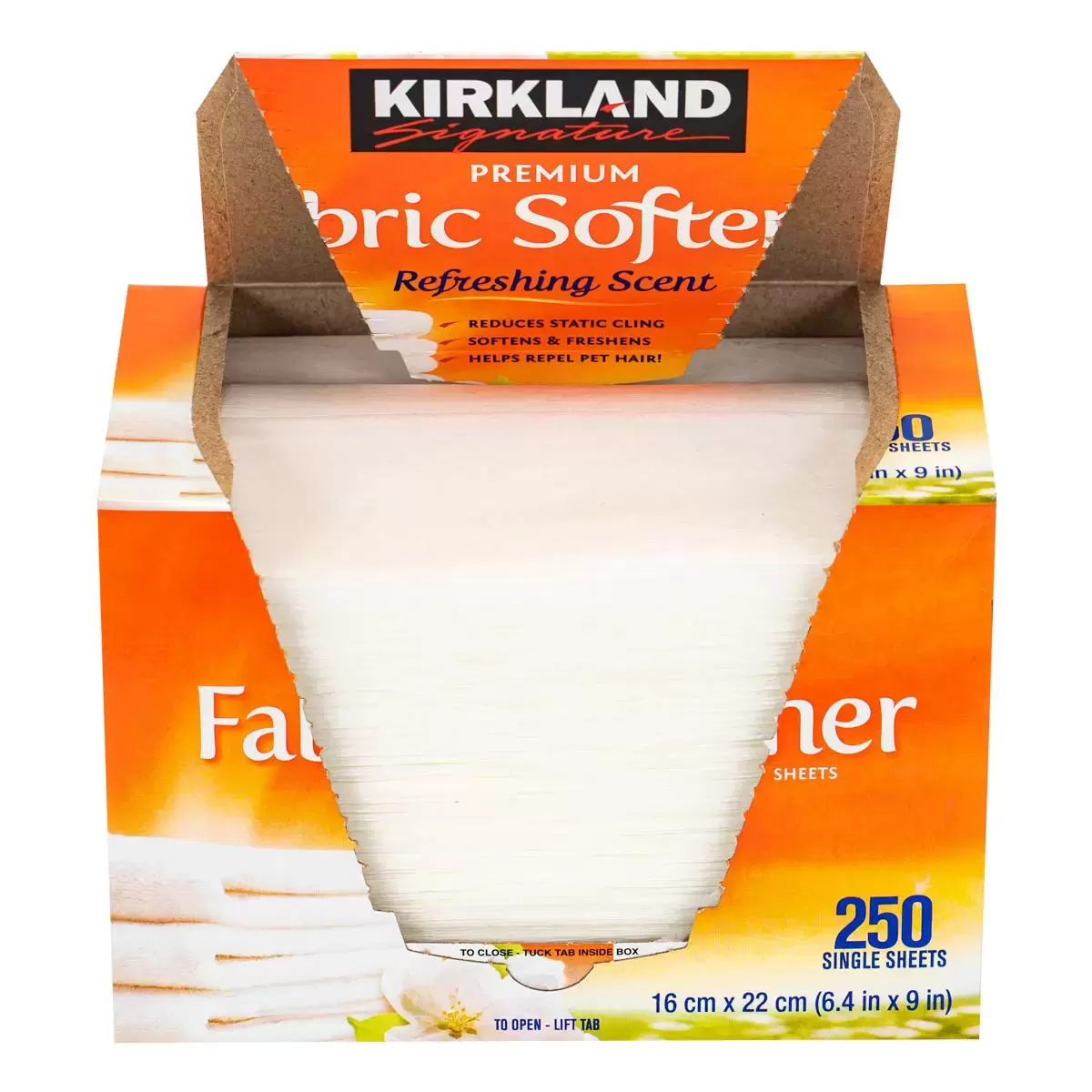Kirkland Signature 科克蘭 烘衣柔軟去靜電紙 250張 X 2入