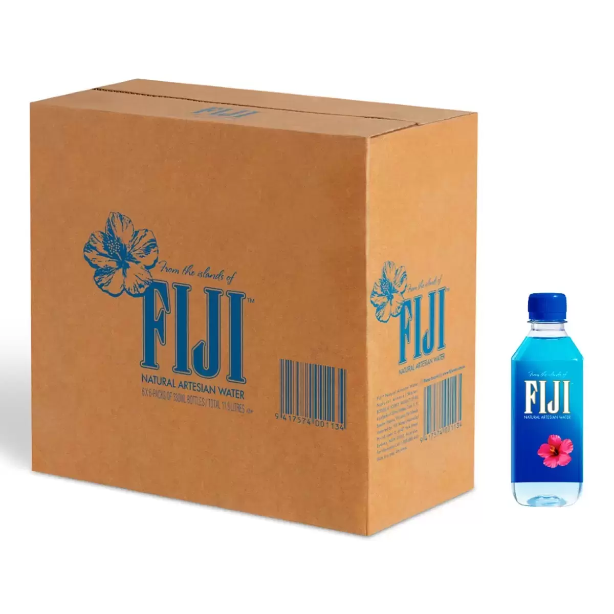 FIJI 斐濟 天然深層礦泉水 330毫升 X 36 瓶 X 45入