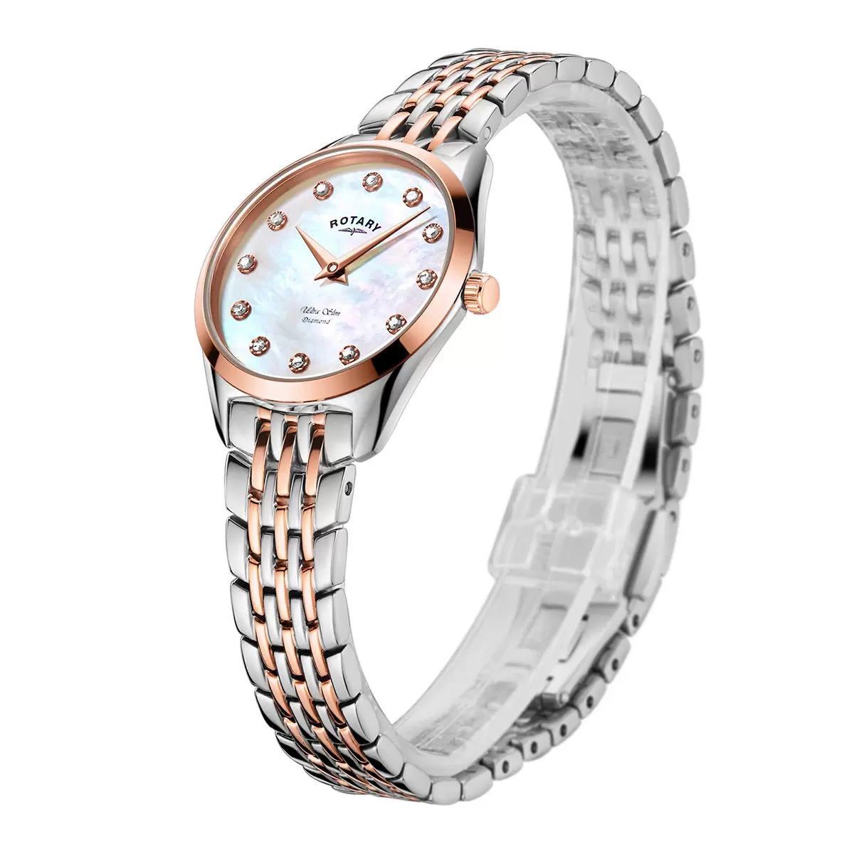 Rotary Ultra Slim系列 女錶 LB08012/41/D