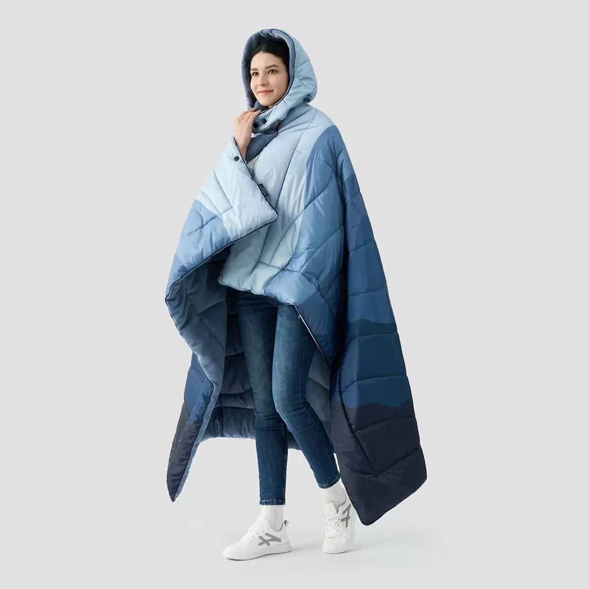 Weatherproof 可攜式戶外萬用被 藍