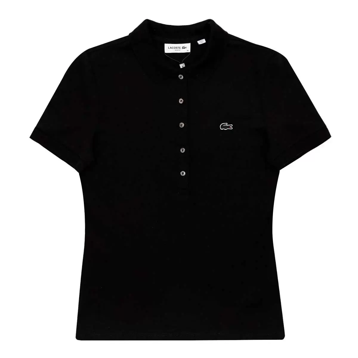 Lacoste 女短袖Polo衫 黑 6