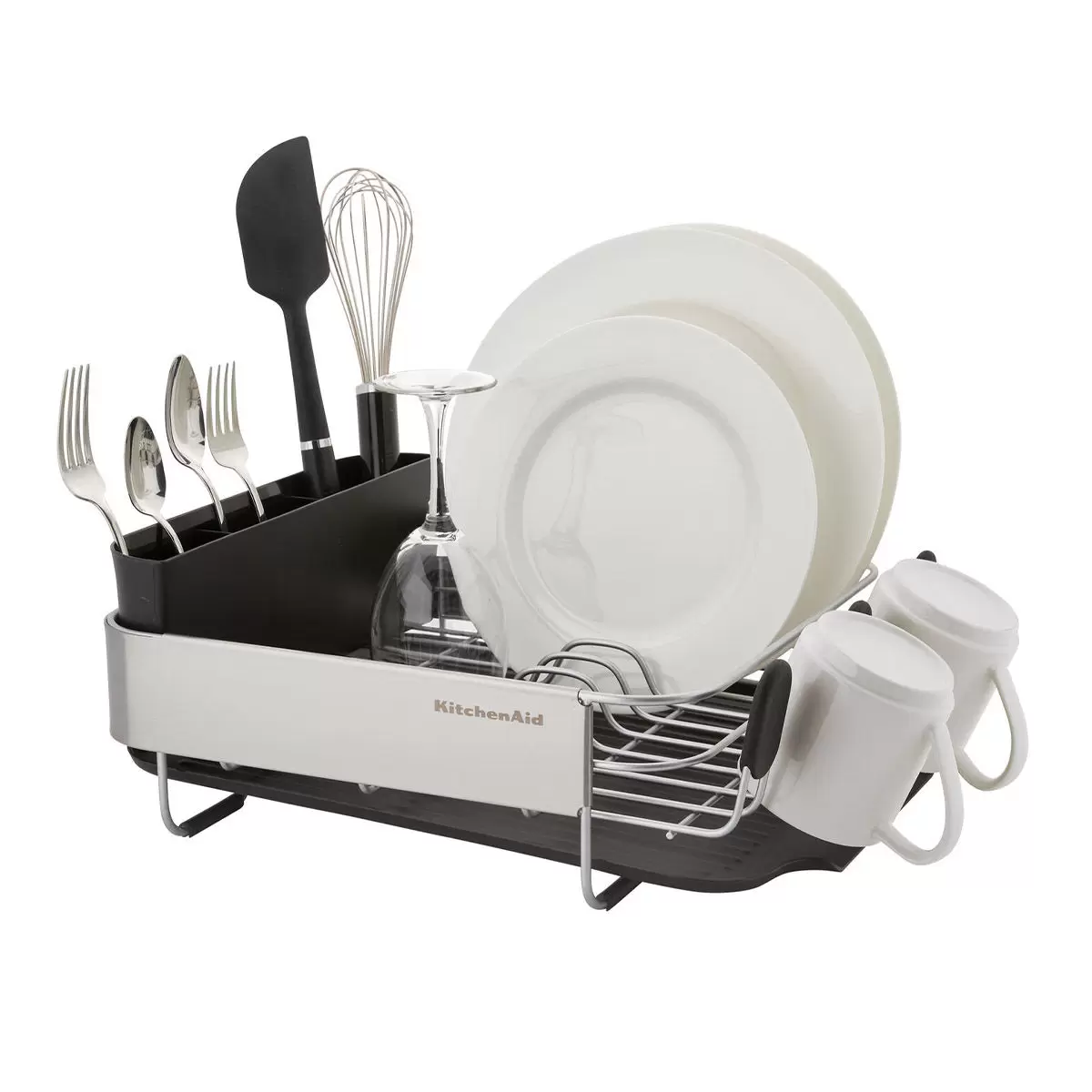 KitchenAid 餐具瀝水架 黑色