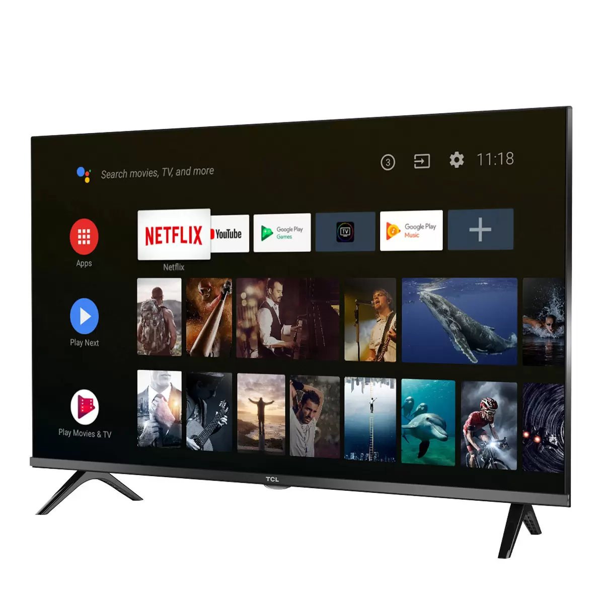 TCL 40吋 FHD Android TV 智慧液晶顯示器不含視訊盒 40S68A 7入組