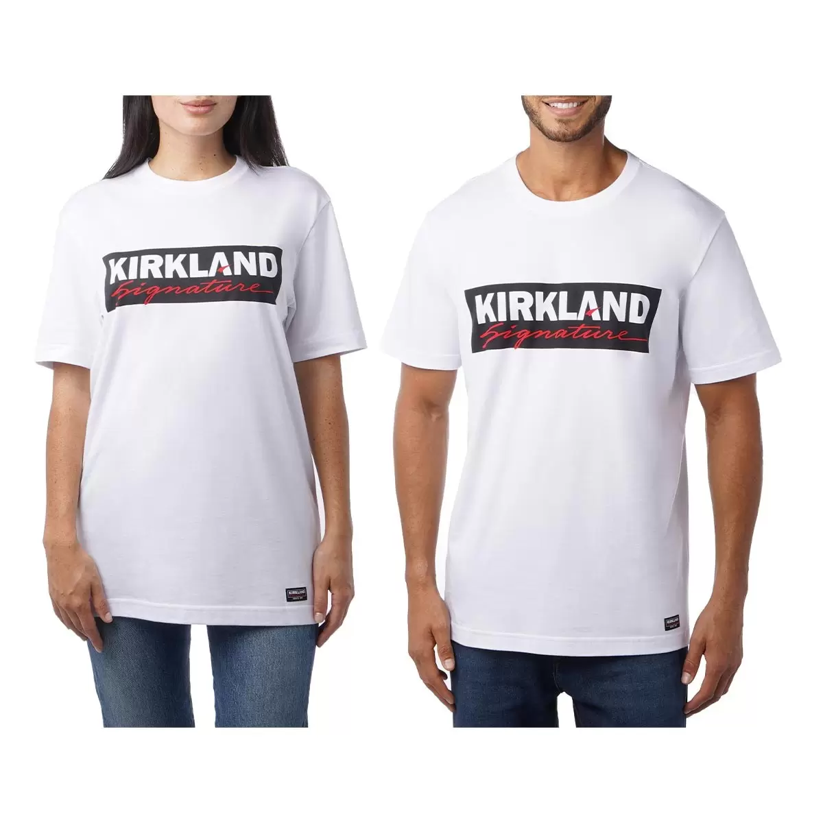 Kirkland Signature 科克蘭 Logo 短袖上衣 白 XXL