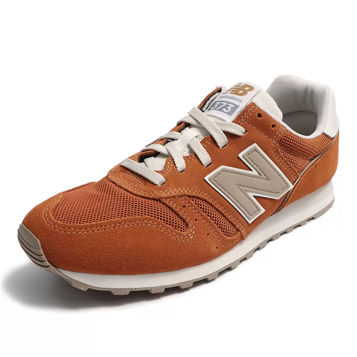 New Balance 373 男經典復古慢跑鞋 橘 US 12