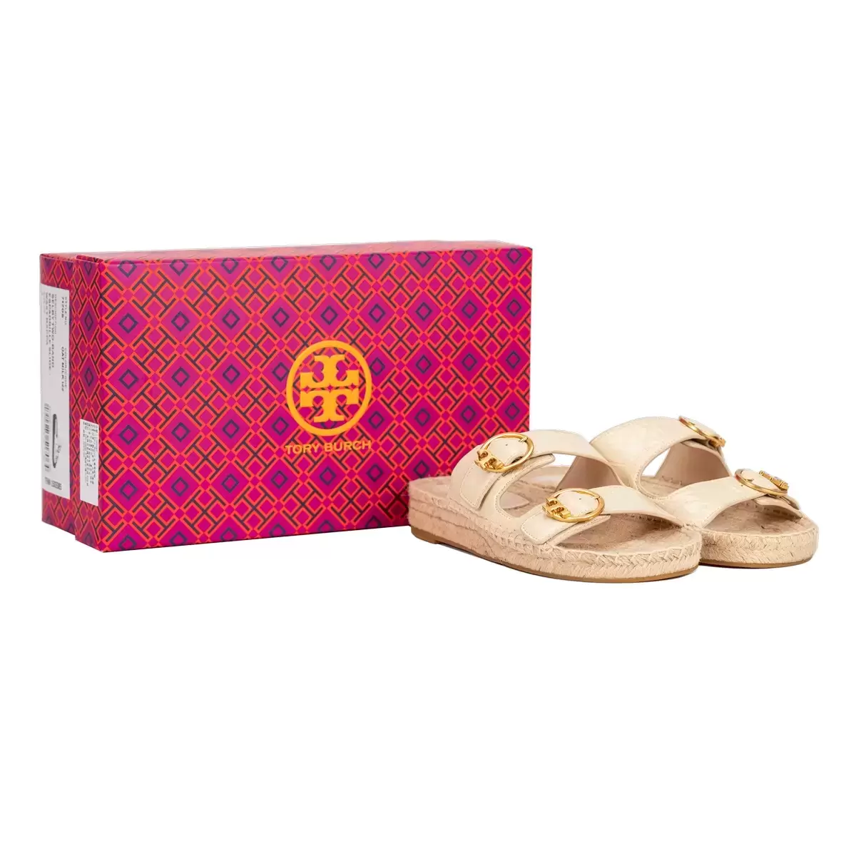 Tory Burch 女雙帶拖鞋 米白 US7.5