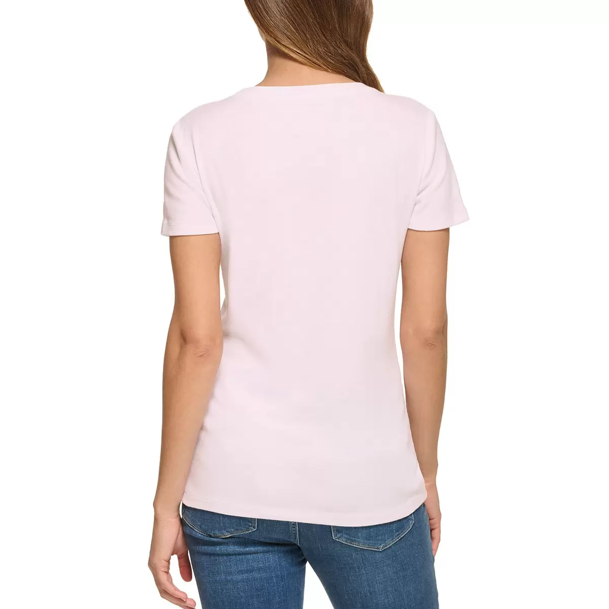 Tommy Hilfiger 女短袖Logo上衣 粉 S