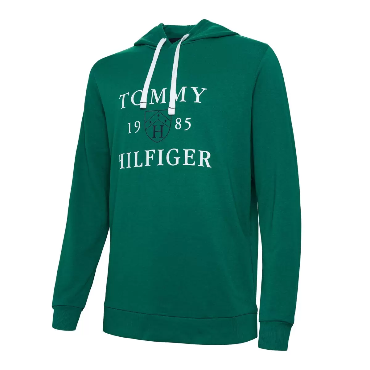Tommy Hilfiger 男長袖毛圈布連帽上衣 綠