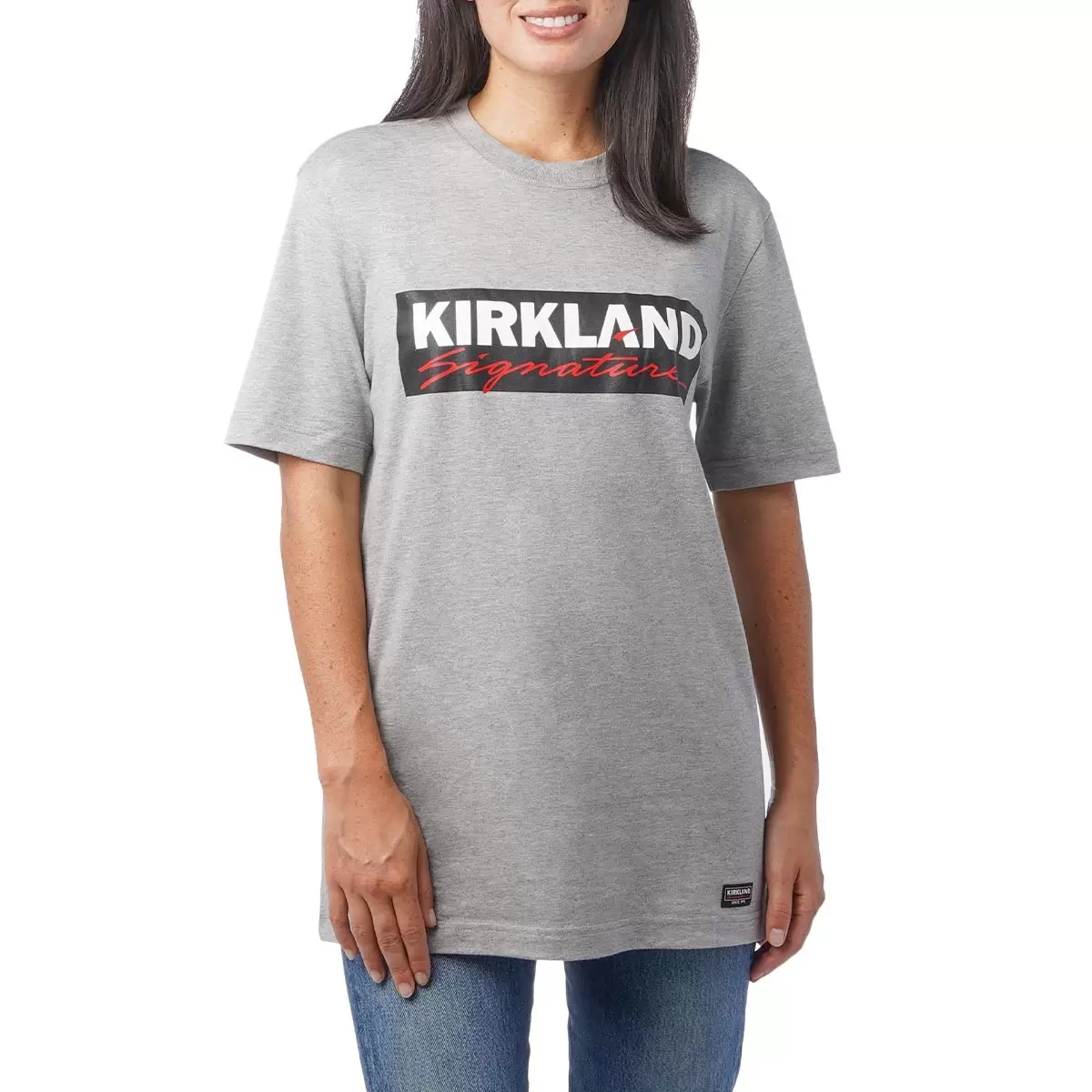 Kirkland Signature 科克蘭 Logo 短袖上衣 灰 XXXL